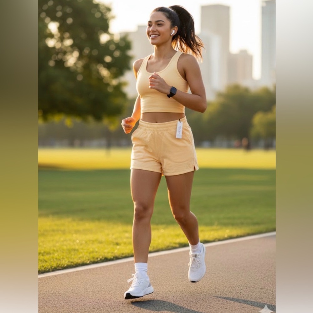 NWT Calvin‎ Klein yellow active shorts size XL